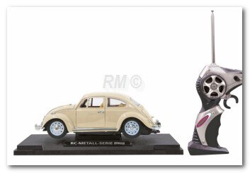 VW Käfer 1:18 RC Die Cast creme weiß 40MHz #