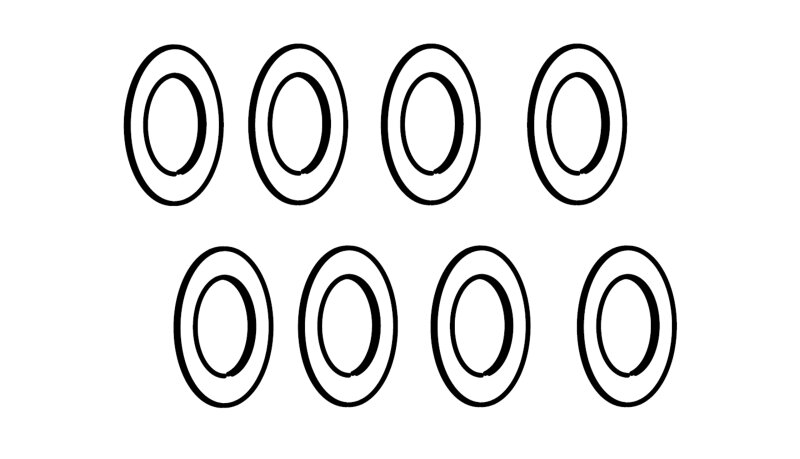 Shim Scheiben 8x5,1x0,2