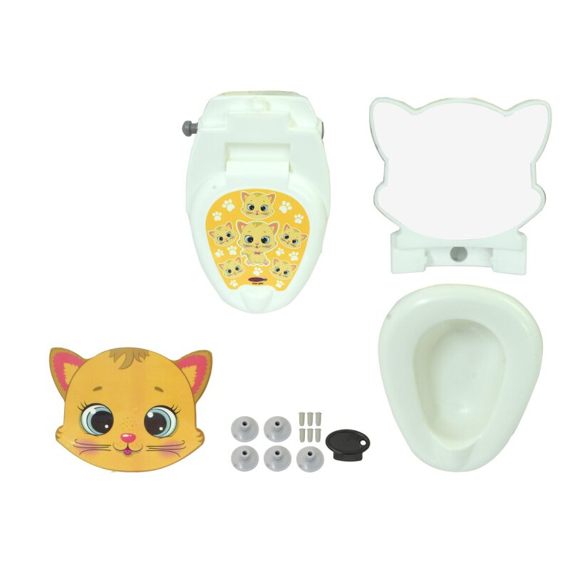 Meine kleine Toilette und Katze Spülsound Toilettenpapierhalter mit