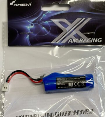 Li-Ion Akku 1S 3,7V 600mAh, Molex