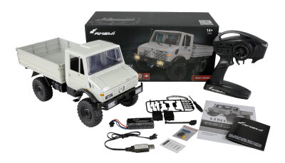 Mercedes-Benz Unimog Basic 4WD 1:12 RTR hellgrau