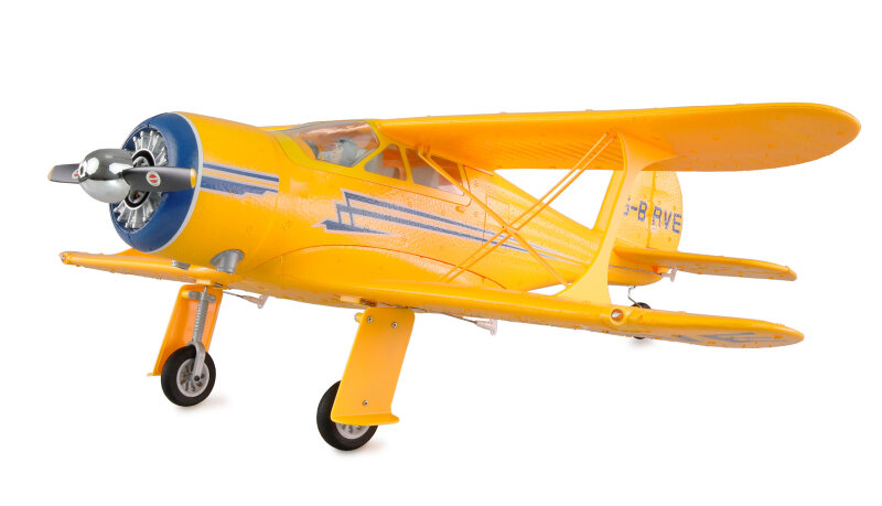 AMXFlight Beech D17s Doppeldecker 3D/6G RTF gelb