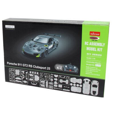 Porsche 911 GT2 RS Clubsport 25 1:18 grau 2,4 GHz Bausatz